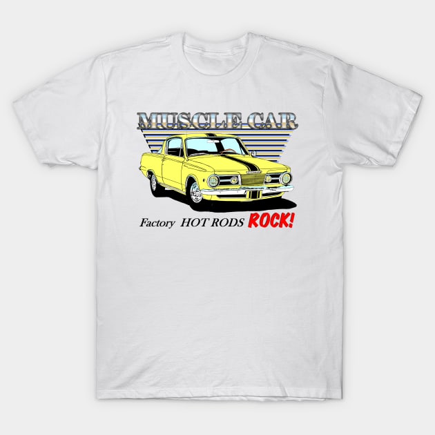 65 Barracuda - Muscle Car T-Shirt by xxcarguy